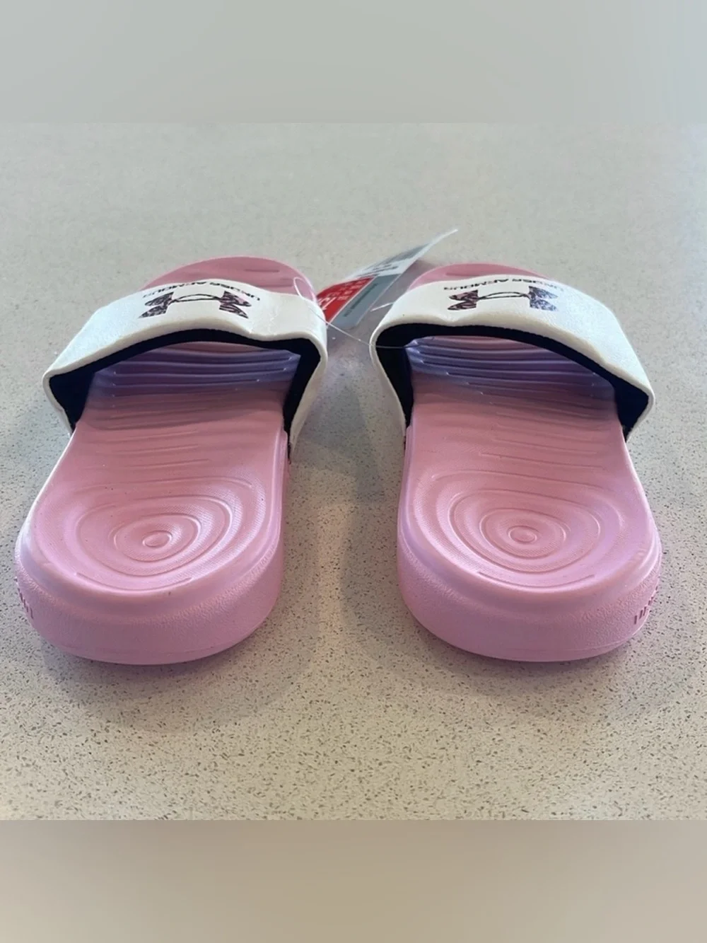 NWT UNDER ARMOUR Pink Sandals Size 13